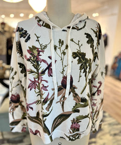 Elliott Lauren Wonderland Floral Hooded Pullover