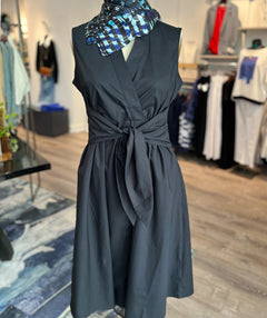 Elliott Lauren Wrap It Up Black Dress
