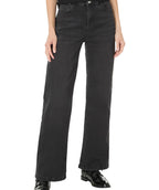 Elliott Lauren Wide Leg Jean Soft Black