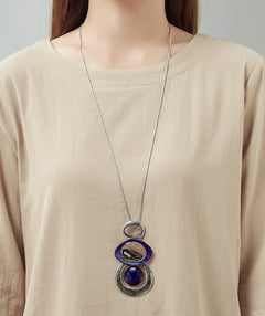 Esmeralda Long Necklace - Premium necklaces from Mary Walter - Just $60! Shop now at Mary Walter
