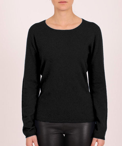 Round Neck Cashmere Pullover - Premium sweaters from Estheme - Just $95! Shop now at Mary Walter