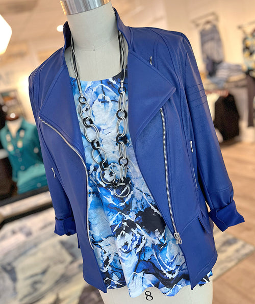 Blue Batik Tee