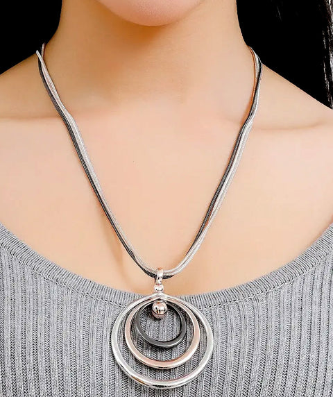 Giordana Mixed Metal Necklace
