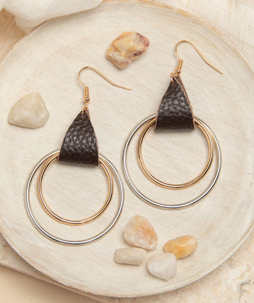 Wild spirit circle earrings - Premium earrings from Mary Walter - Just $25! Shop now at Mary Walter