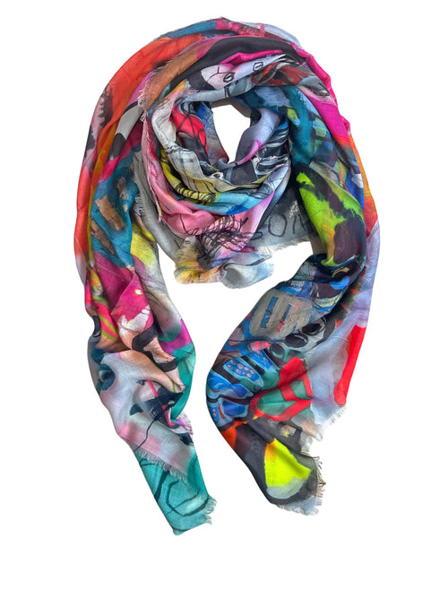 Artful Scarf - Premium scarves from Isabelle Gougenheim - Just $235! Shop now at Mary Walter