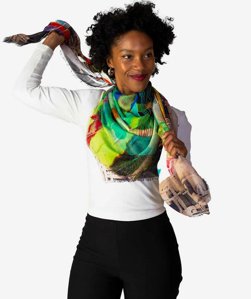 Innovation scarf - Premium scarves from Isabelle Gougenheim - Just $235! Shop now at Mary Walter