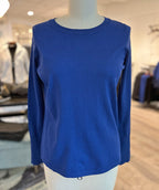 Jenvie Button Detail Jewel Neck Top