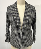 Open front houndstooth jacket - Premium jackets from Jenvie - Just $119.20! Shop now at Mary Walter