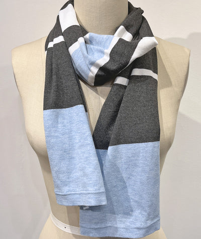 Soft stripe scarf
