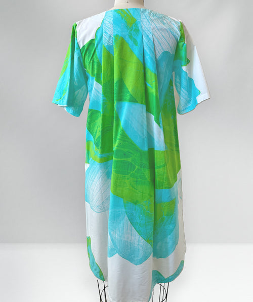 Roosa dress flowerpower green - Premium dresses from Karvinen - Just $113.60! Shop now at Mary Walter