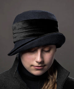 Lillie & Cohoe Jeanette Hat Midnight/Black