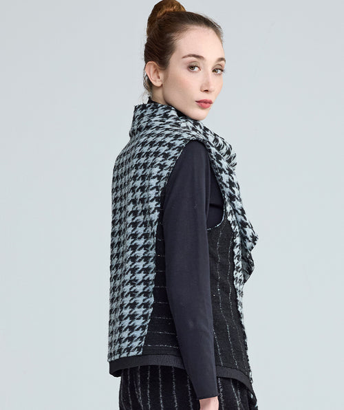 Luukaa Lyric Funky Houndstooth Vest