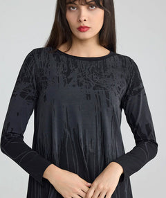 Luukaa Lilith Jersey Dress Ink/Black