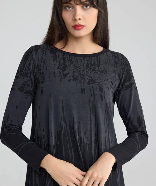 Luukaa Lilith Jersey Dress Ink/Black