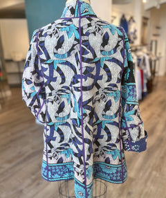 Kantha flare short jacket Medium - Premium jackets from Mieko Mintz - Just $720! Shop now at Mary Walter