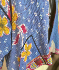 Kantha Kimono jacket One Size - Premium jackets from Mieko Mintz - Just $680! Shop now at Mary Walter