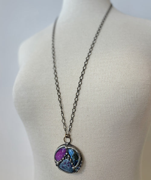 Labradorite Multi Stone Necklace - Premium necklaces from Mikal Winn - Just $320! Shop now at Mary Walter