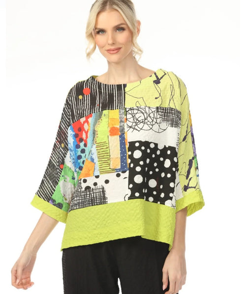 Moonlight Dots and Colors Boxy Top