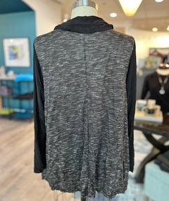 Moonlight Garnet Swirl Soft Cowl Top