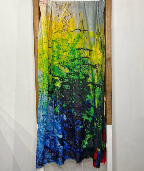 Paint Party Cashmere Scarf