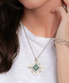 Giada Pinestone Necklace - Premium necklaces from Mary Walter - Just $35! Shop now at Mary Walter