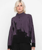 Ozai n Ku Void Reversible Pullover Grape One Size