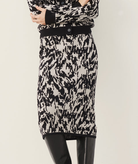 Cenia jacquard skirt