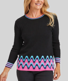 The Wave Rib Knit Top