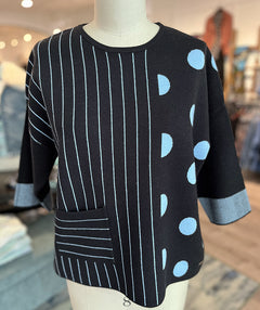Picadilly Dots and Stripes Pullover