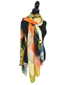 Quincy Watercolor Scarf