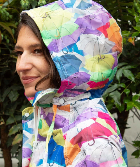 Waterproof raincoat umbrella multicolor