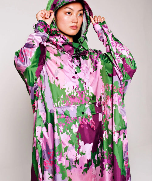 Big Rain Poncho Digi Flora - Premium Coats from RainKiss - Just $89! Shop now at Mary Walter