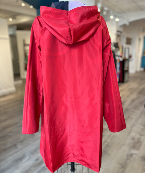 Fab Reversible Raincoat Red Flash