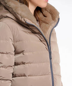 Rino and Pelle Keila Puffer Coat Toffee