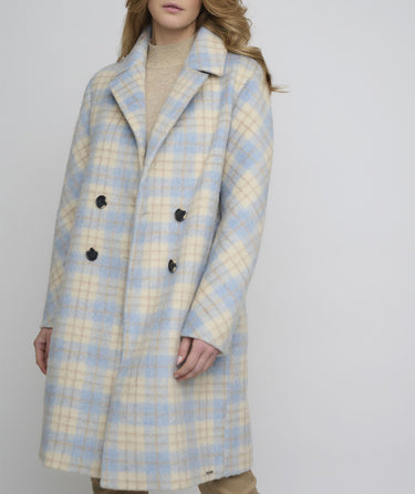 Sanja Plaid Coat - Premium Coats from Rino & Pelle - Just $116! Shop now at Mary Walter