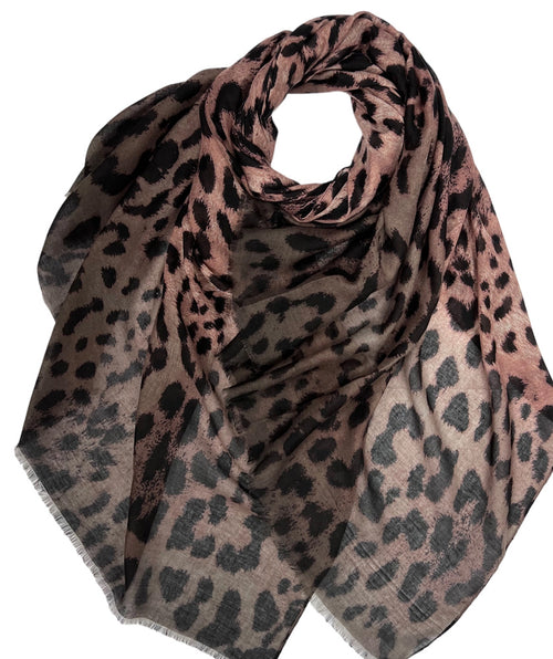 Animal print scarf - Premium scarves from Mary Walter - Just $48! Shop now at Mary Walter