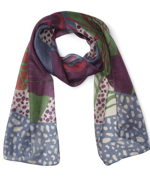 Wild thing silk scarf - Premium scarves from Mary Walter - Just $48! Shop now at Mary Walter