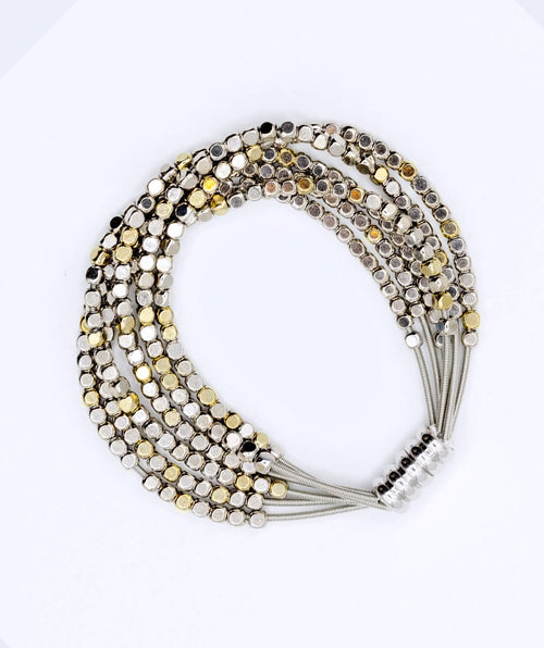 Wire and Beads Bracelet - Premium bracelets from Sea Lily - Just $60! Shop now at Mary Walter