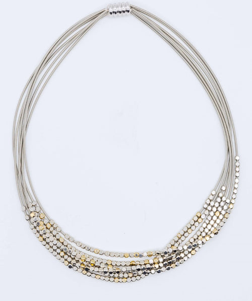 Wire and Beads Necklace - Premium necklaces from Sea Lily - Just $100! Shop now at Mary Walter