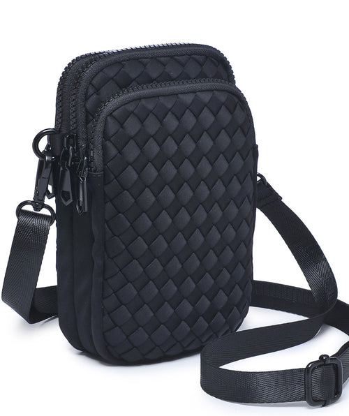 Divide & Conquer Woven Neoprene Crossbody Bag