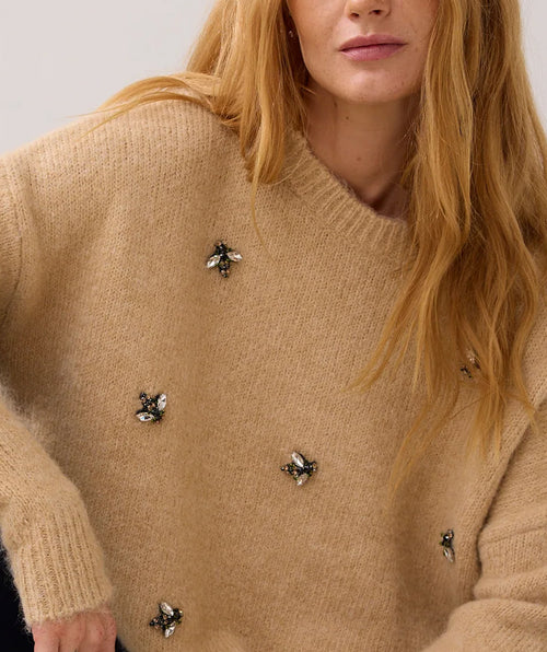 Summum Buzzy Sweater Tan