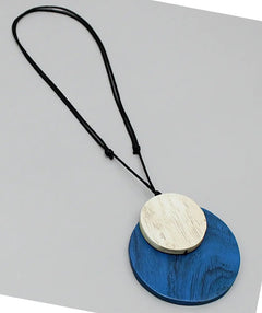 Sylca Blue Whitney Pendant Necklace