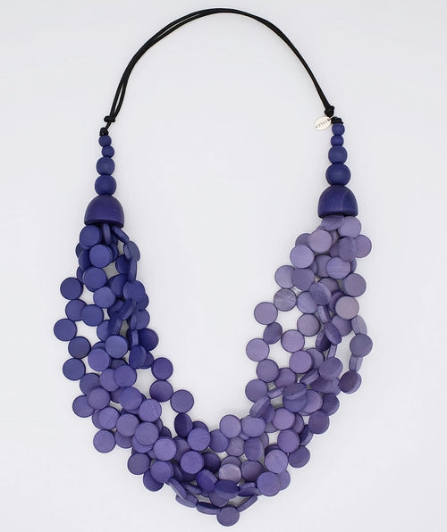 Sylca Purple Ombre Gillian Necklace