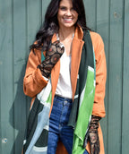 Tavita Green Geo Scarf