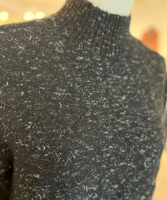 Tribal Marled Autumn Pullover Black