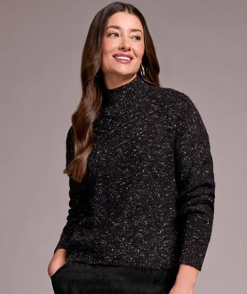 Tribal Marled Autumn Pullover Black