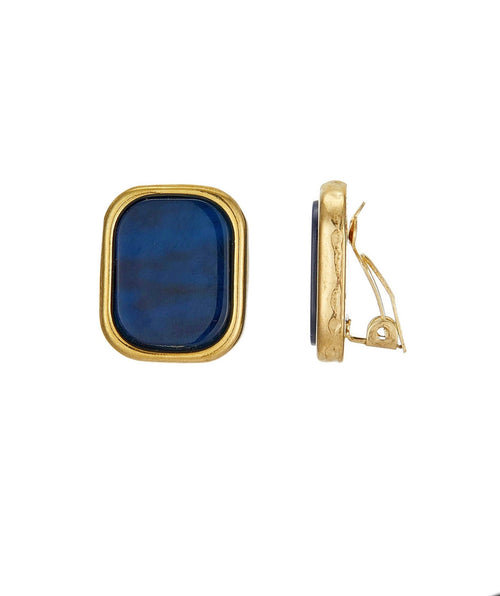 Uliva Bezel Clip Earring - Premium earrings from Mary Walter - Just $35! Shop now at Mary Walter