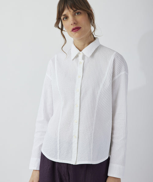 Yacco Maricard Pintuck Shaped Shirt