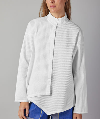 Asymmetrical Shirt One Size