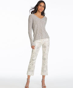 Silver Lining Crop Jean sizes 10 and 14 - Premium pants from Elliott Lauren - Just $104.40! Shop now at Mary Walter